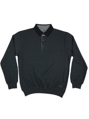 Bameha Bluza B131 Polo - Antracyt
