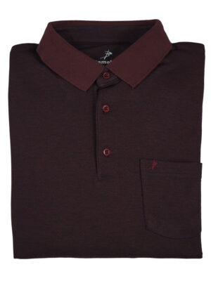 Bameha Bluza Polo B138 - Bordo