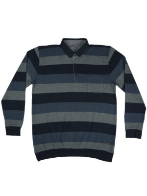 Bameha Bluza Polo b-142 - Navy blue