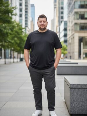 KOSZULKA, T-SHIRT MĘSKI BAMEHA 7XL